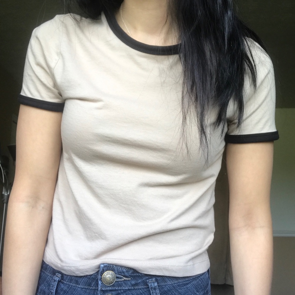 Cropped basic tshirt